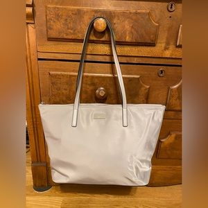 Kate Spade Nylon Leather top zip bag (hayden)